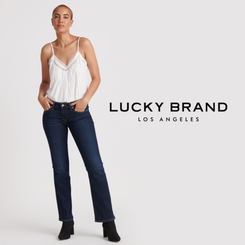 LUCKY BRAND "Lolita" Flap Pocket Bootcut Jean​​​​​​​​​​​​​​​​​
